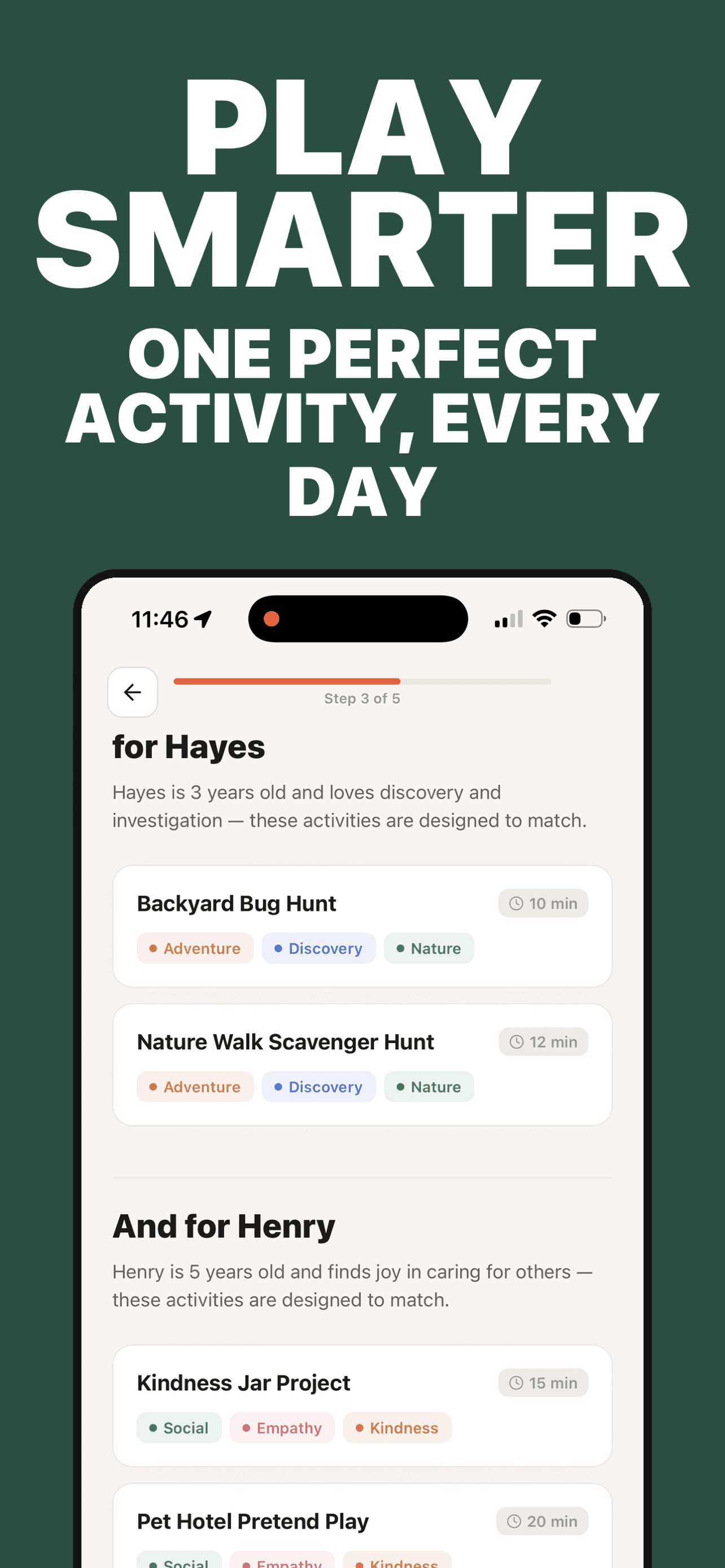 KidWin — one perfect activity every day