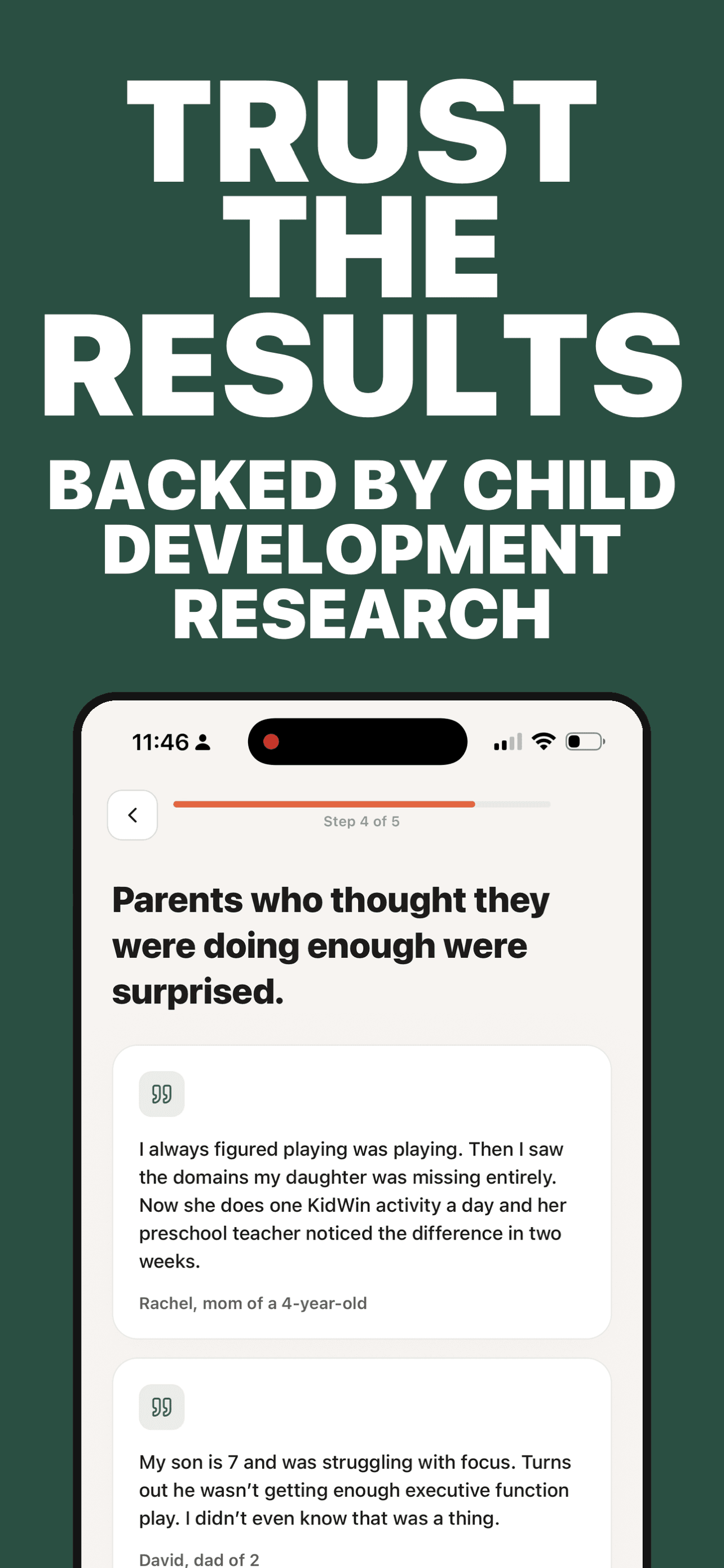 KidWin — backed by child development research
